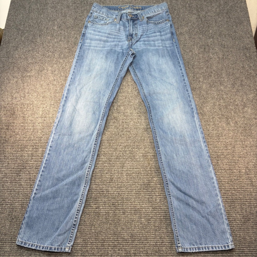 Cody James Mens Light Wash Blue Denim Jeans 100 Cotton 29W x 36L RN138823